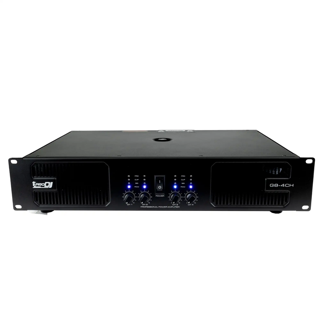 Amplificador de potencia Pro DJ G8-4CH de 4 canales 800 W