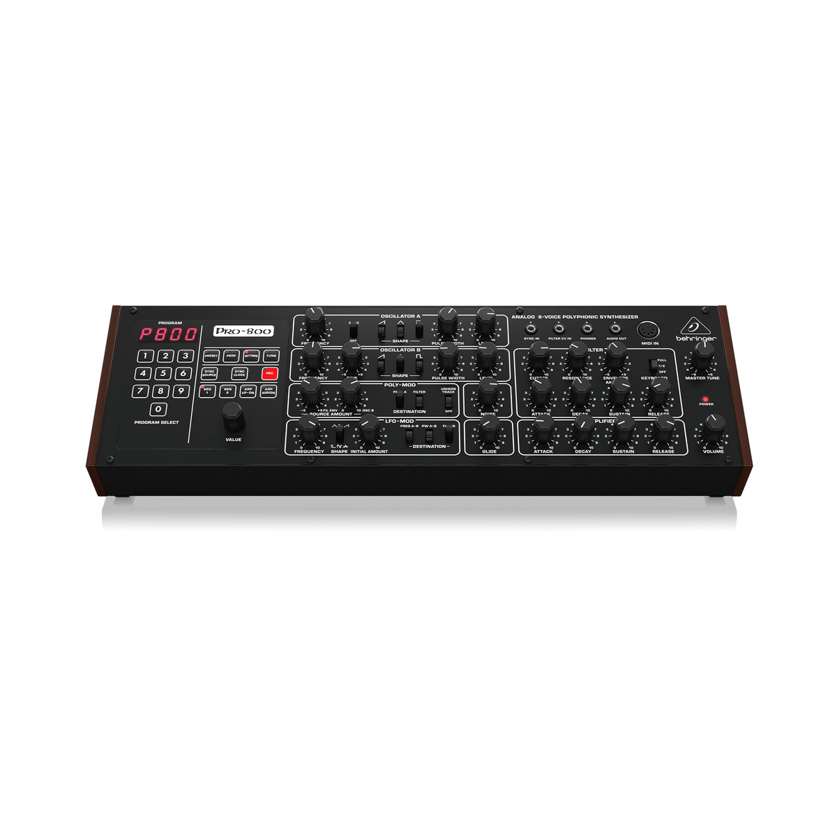 Sintetizador polifónico analógico Behringer PRO-800 de 8 voces