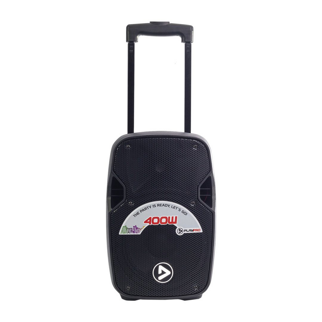 Cabina recargable PlayPro Party 400 de 8 pulgadas con Bluetooth