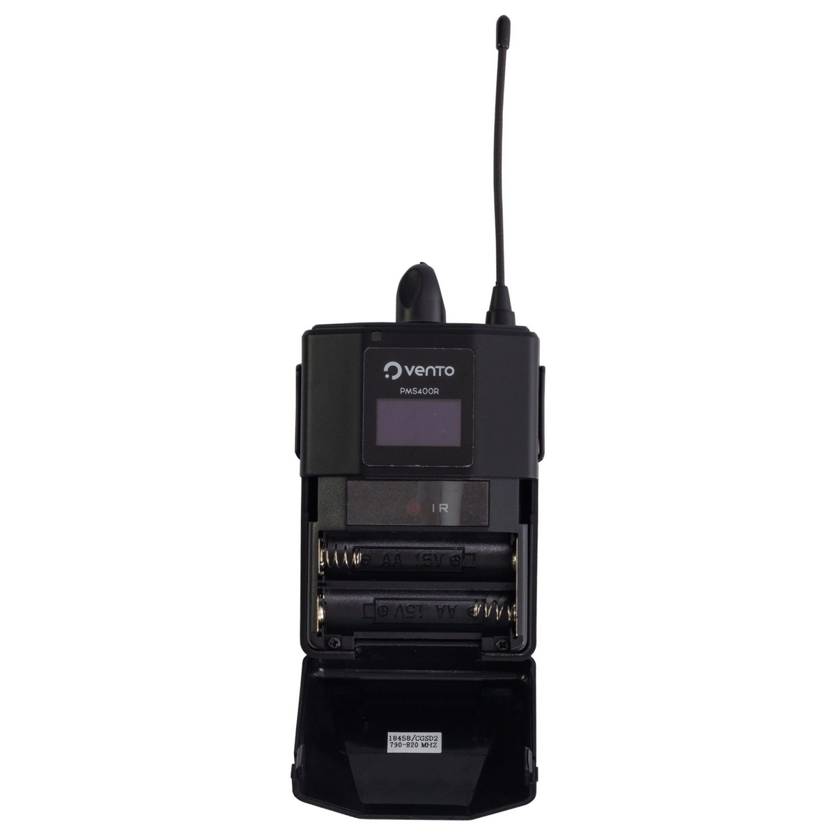 Receptor bodypack Vento PMS400R para sistema de monitoreo in-ear