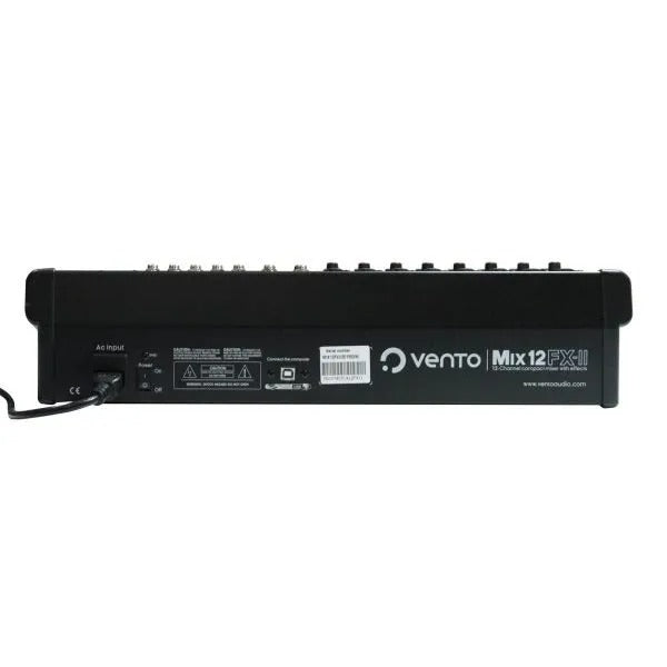 Consola de audio pasiva Vento MIX12FX-II de 12 canales con efectos y Bluetooth