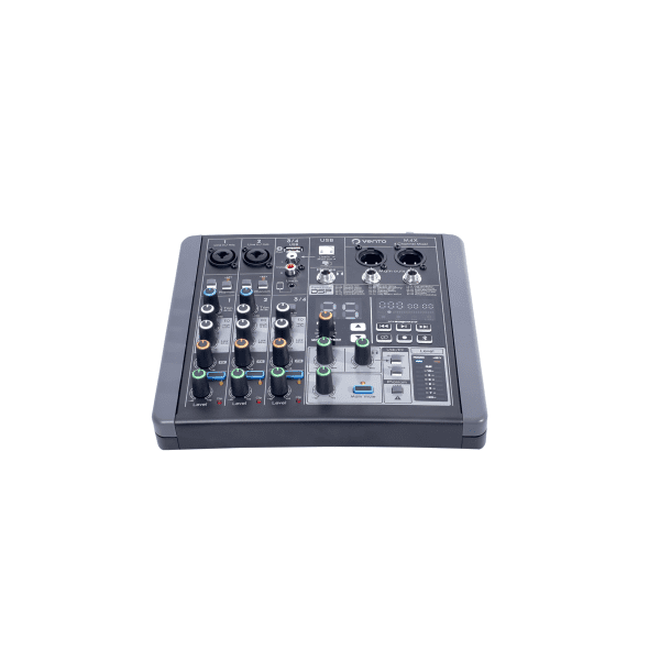 Consola de audio pasiva Vento M4X de 4 canales con efectos y Bluetooth