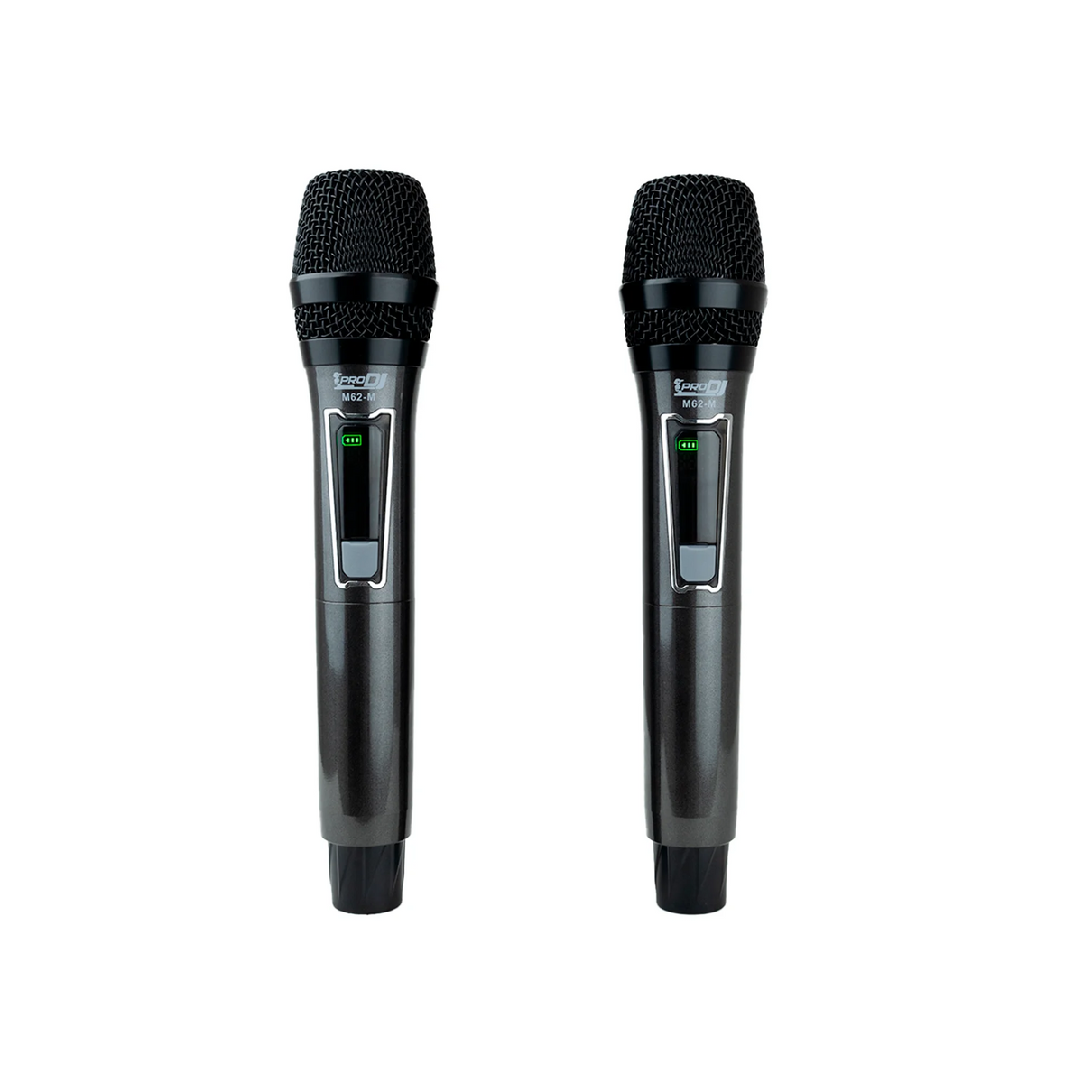 Kit de micrófonos inalámbricos UHF Pro DJ M62-M con mini receptor