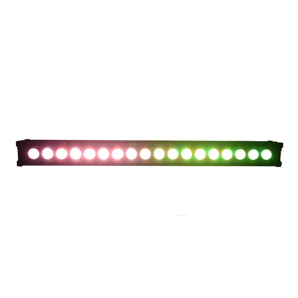 Barra de luz LED Nightsun KPD081 con 18 LEDs RGBWA