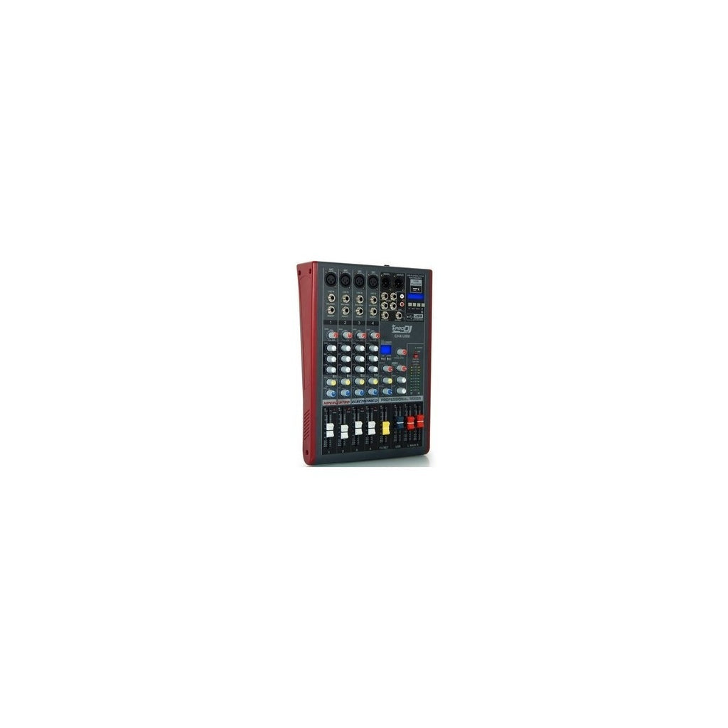 Consola análoga Pro DJ CH4USB de 4 entradas con Bluetooth