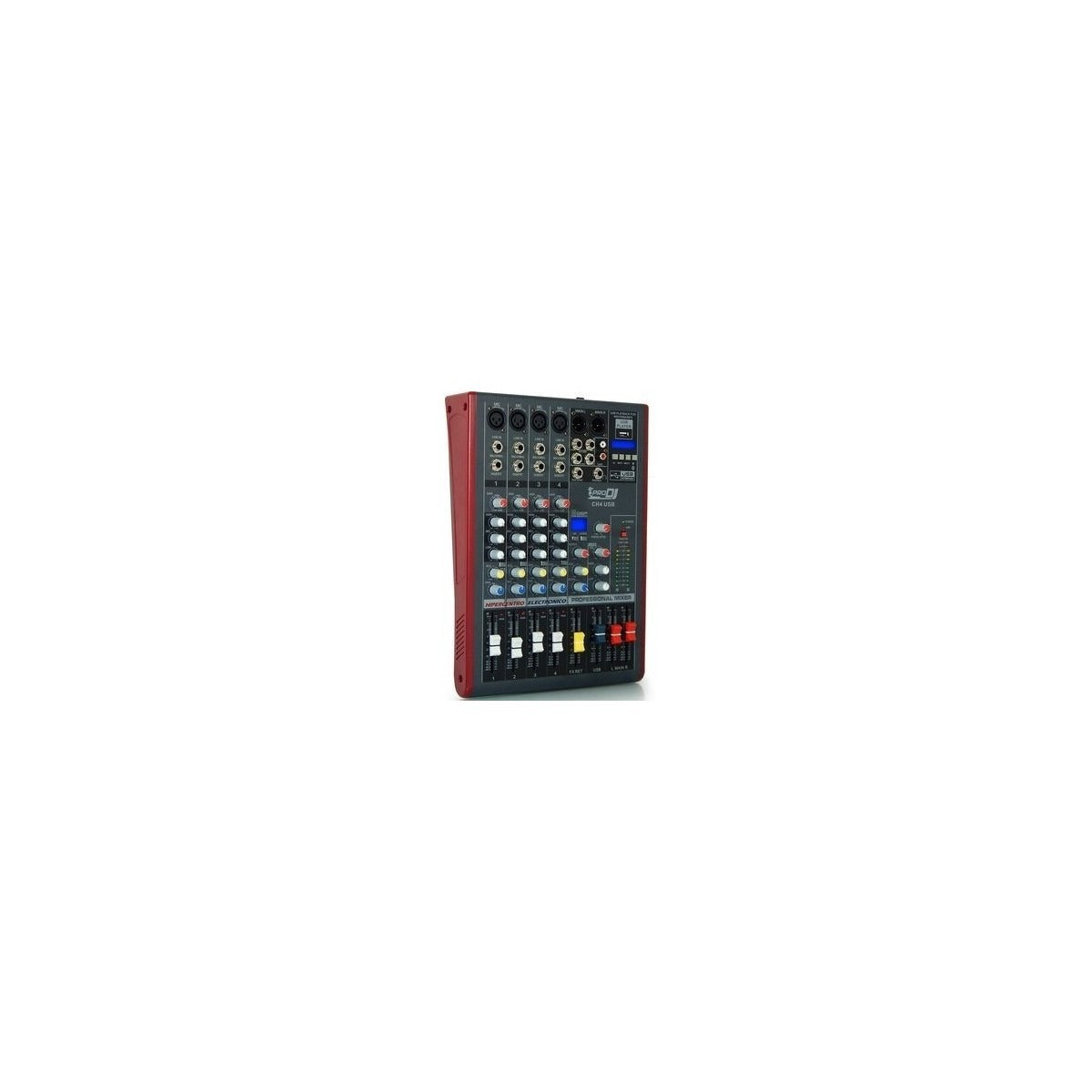 Consola análoga Pro DJ CH4USB de 4 entradas con Bluetooth