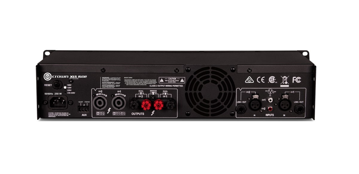 Amplificador de potencia Crown XLS1502 de dos canales