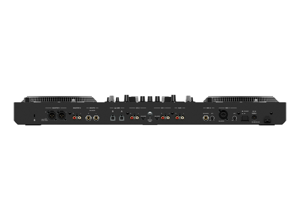 Controlador DJ Pioneer DJ DDJ-REV7 con monitores DM-40D