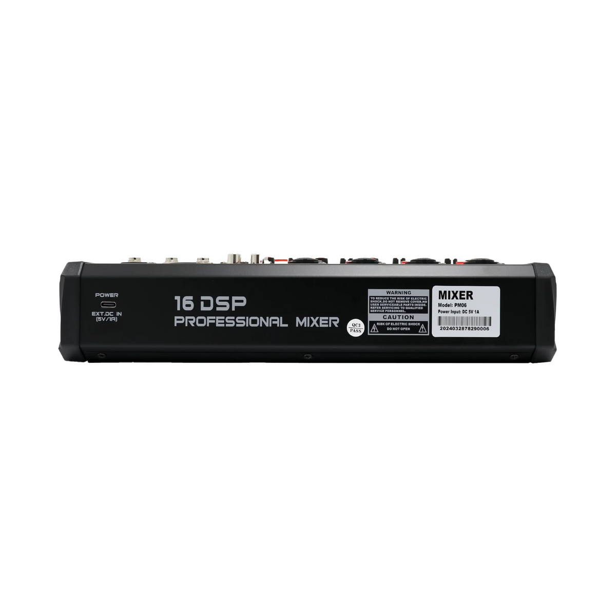 Consola de 6 canales Pro DJ PM06 con Bluetooth y USB