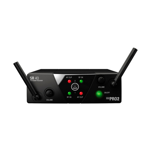 Sistema inalámbrico AKG WMS40MINI Dual Mix Set de mano e instrumental
