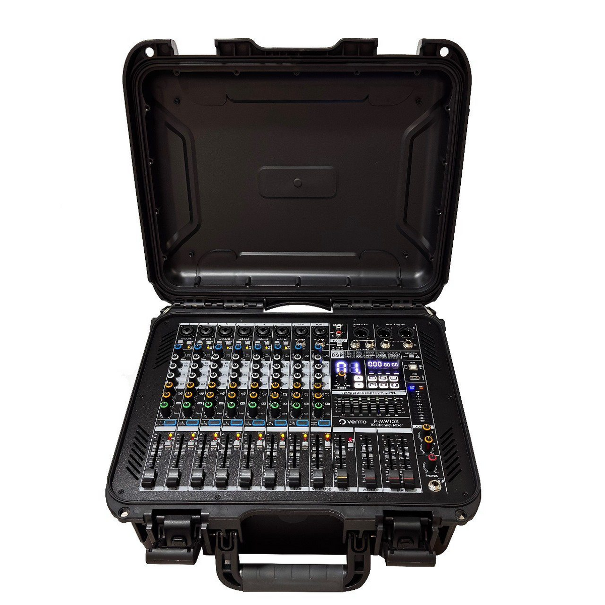 Consola amplificada Vento P-MW10X de 10 canales con interfaz y efectos