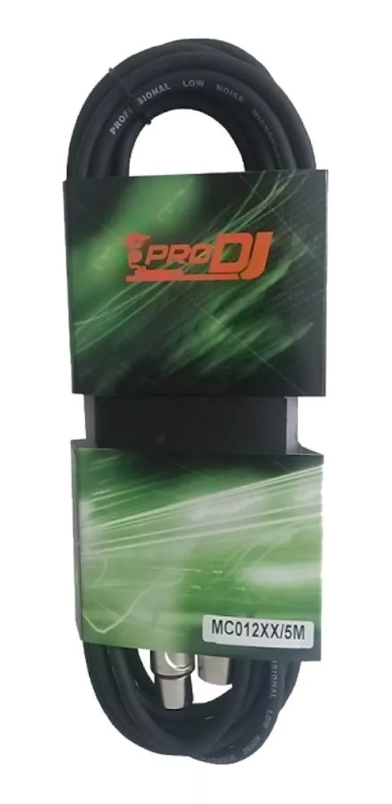 Cable XLR balanceado Pro DJ MC012XX/5M de 5 metros