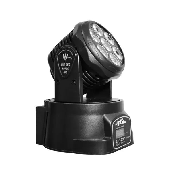Cabeza móvil LED tipo wash Nightsun SPB305 de 7 x 10 W