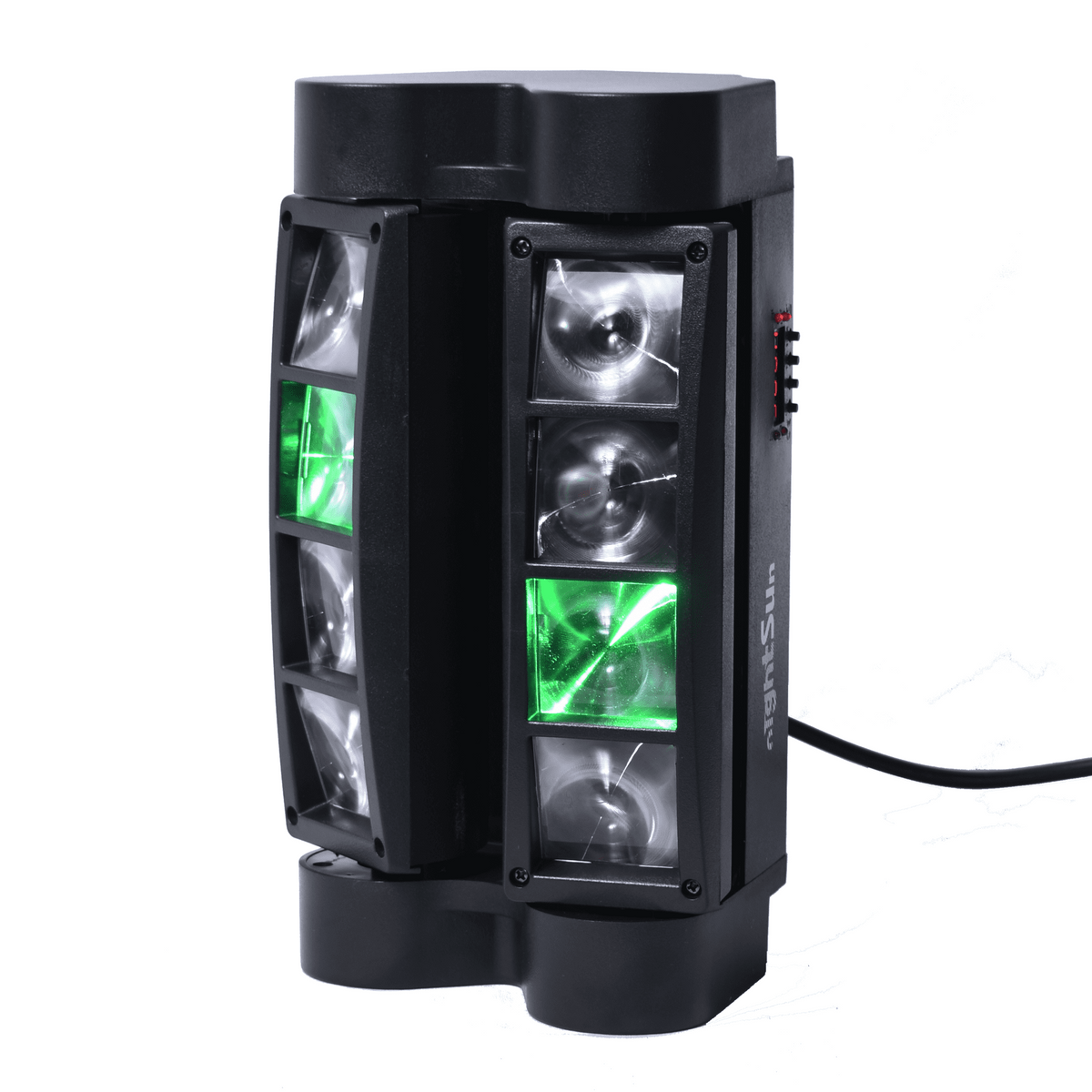 Cabeza móvil wash Nightsun SPB103P con 8 LED RGBW de 3 W