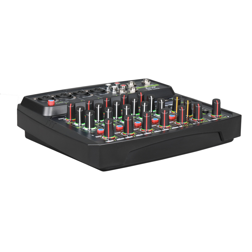 Consola análoga Pro DJ B6L de 6 canales con Bluetooth y USB