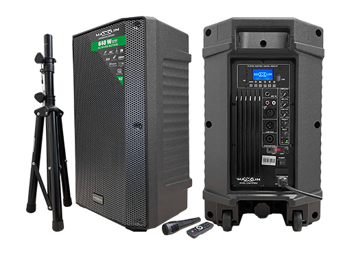 Cabina activa Maxlin MX10Z de 10 pulgadas con Bluetooth