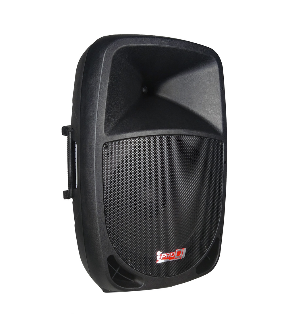 Cabina activa Pro DJ PSA-15A SYS de 15 pulgadas con Bluetooth, trípode y micrófono