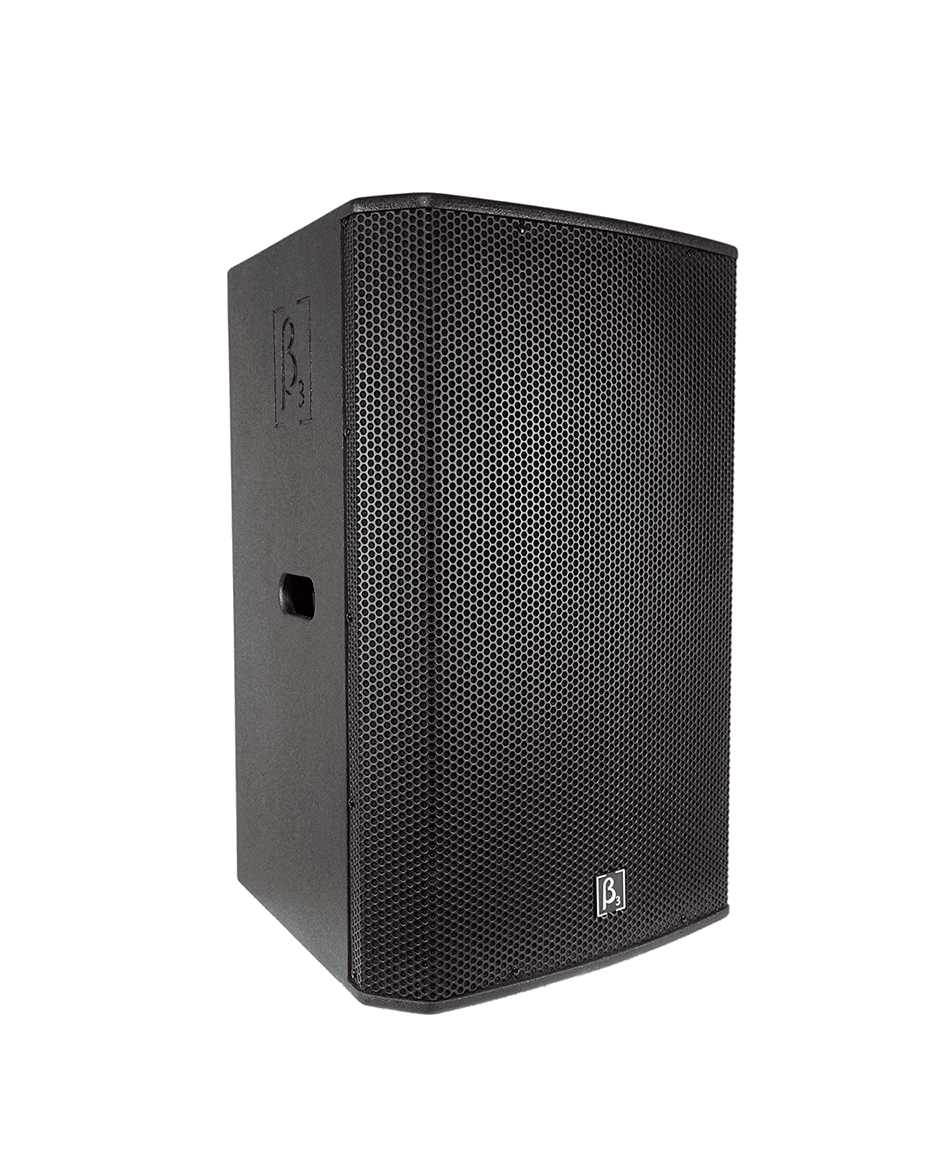 Cabina activa Beta Three MU15A de 15 pulgadas en madera de abedul