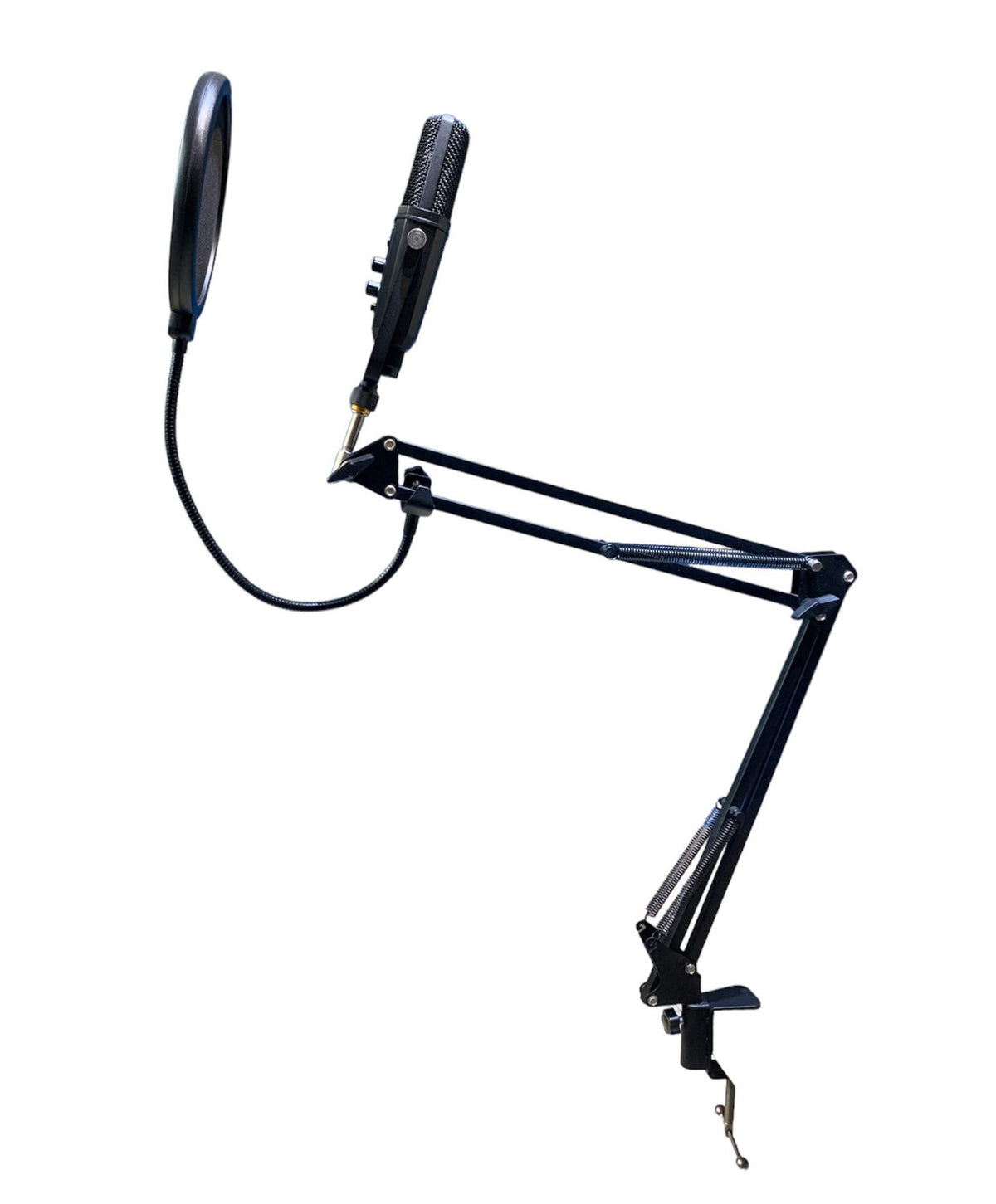 Kit de estudio RXE MJ03 con micrófono USB, antipop y brazo