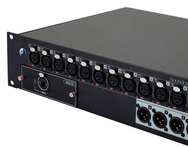 Stage box para rack Soundcraft MSB16R Mini Stagebox con 16 entradas y 8 salidas