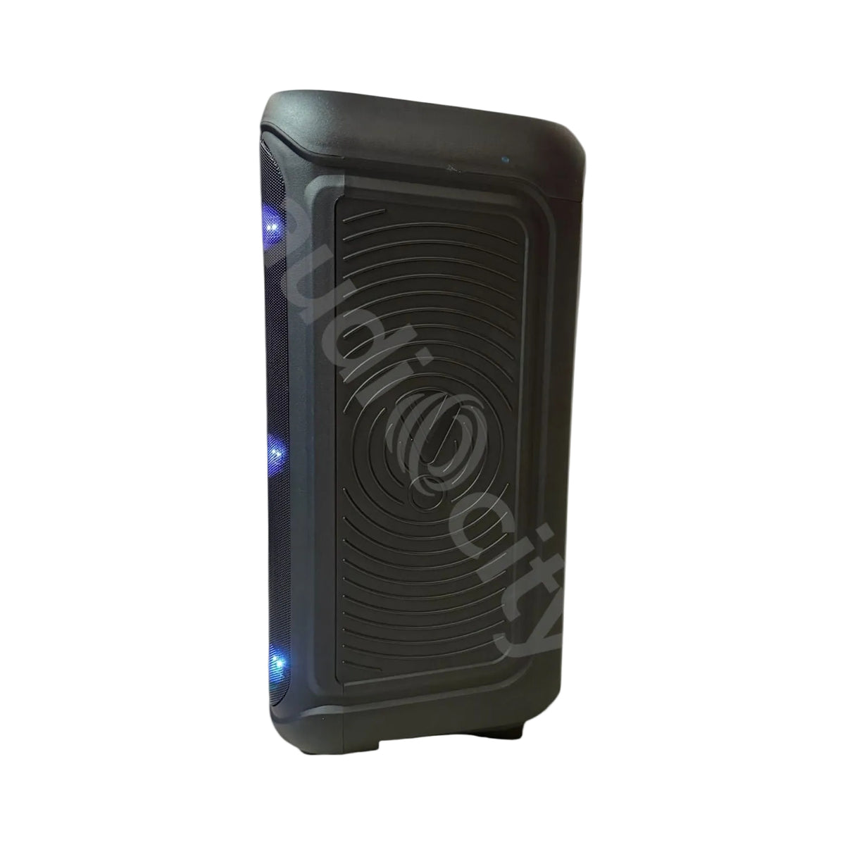 Parlante recargable J&R LIGHT FEST J5296 con doble woofer y luces RGB