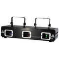 Luz láser RGB Nightsun SD427 de 3 cañones con control DMX