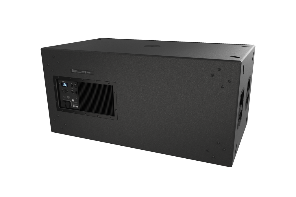 Subwoofer activo JBL SRX928S con dos woofers de 18 pulgadas