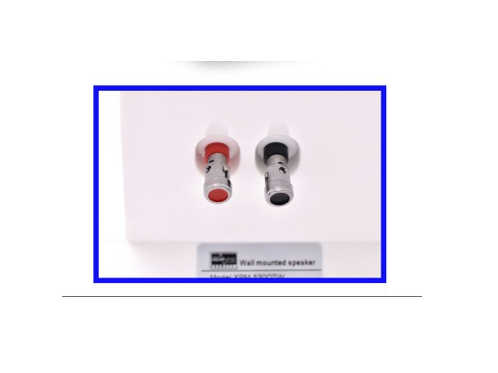 Parlante curvo de pared Dream Sound XPM-530QTW de 4 pulgadas con protección IP55