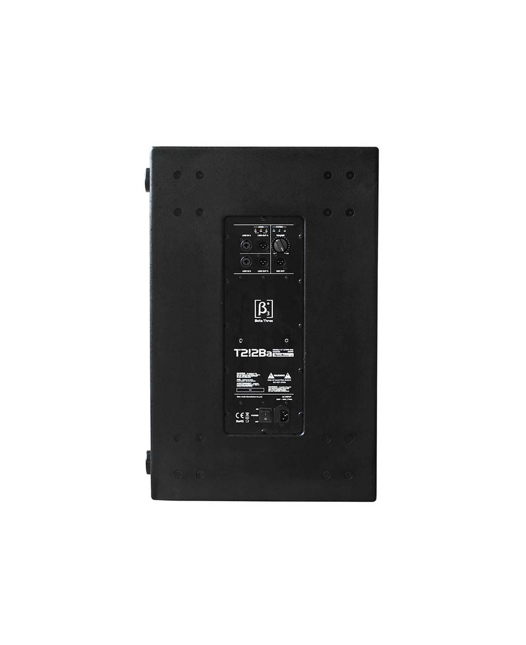 Subwoofer activo Beta Three T212BA con doble woofer de 12 pulgadas