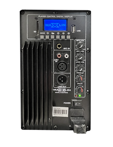 Cabina activa Maxlin MX8Z de 8 pulgadas con Bluetooth