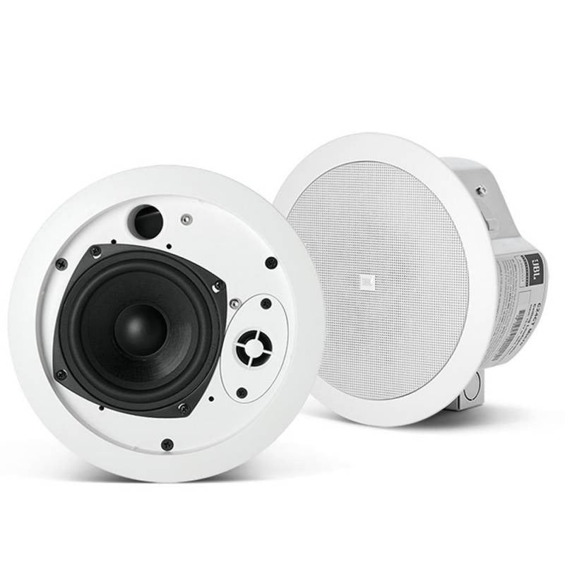 Parlante de techo JBL Control 24C de fondo y primer plano
