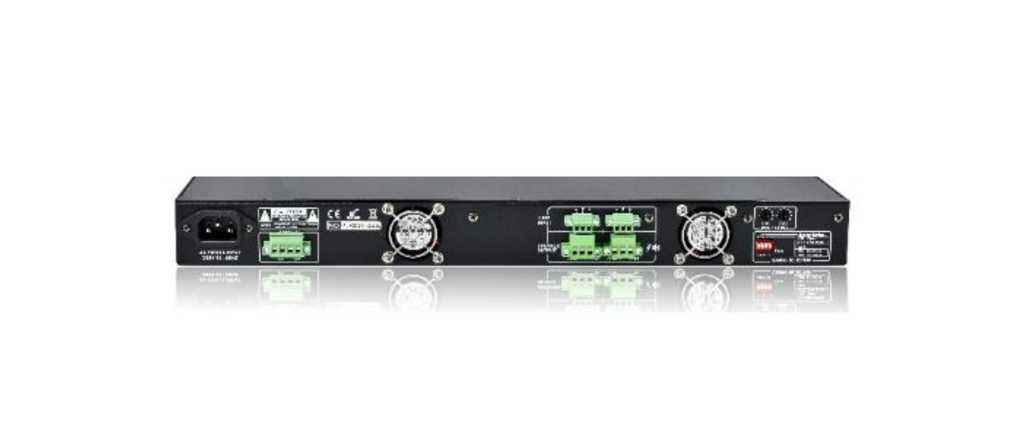 Amplificador Dream Sound XA-2500 de 2 canales x 500 W para línea de 100 V