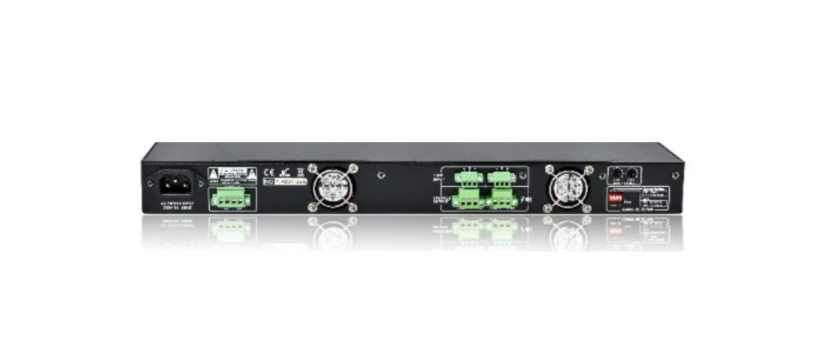 Amplificador Dream Sound XA-2500 de 2 canales x 500 W para línea de 100 V