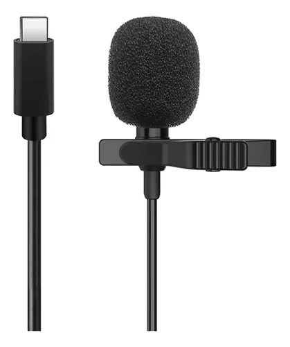 Micrófono de solapa RXE con conector USB tipo C
