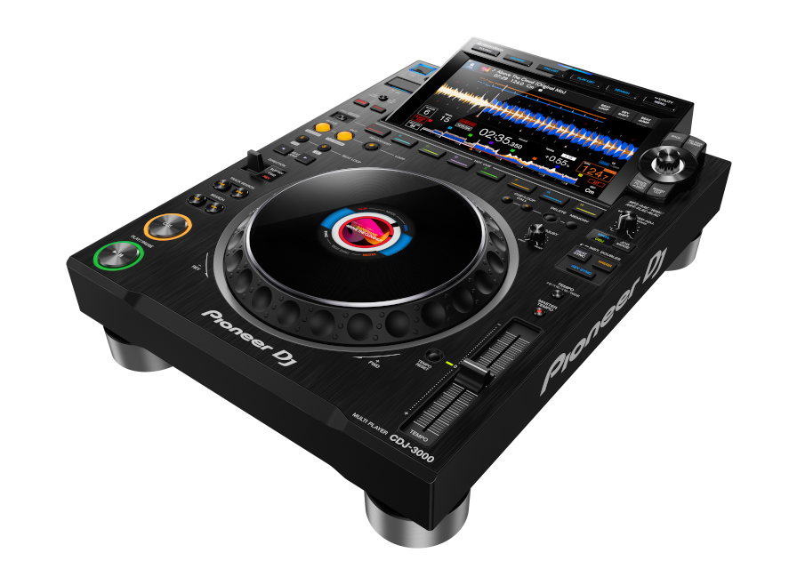 Multireproductor profesional Pioneer DJ CDJ-3000 con pantalla táctil de 9 pulgadas