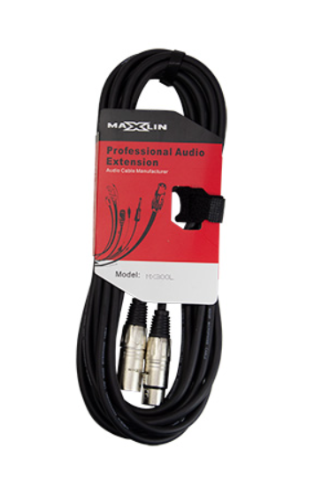 Cable XLR balanceado Maxlin MX300L15 para micrófono