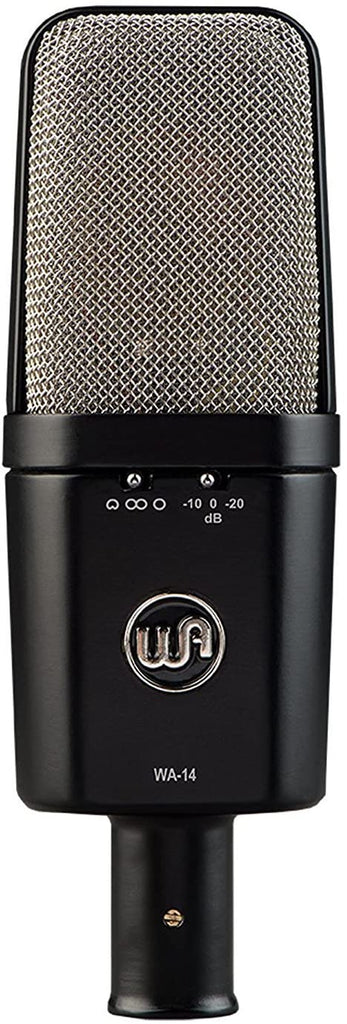 Micrófono de condensador Warm Audio WA-14 negro de diafragma grande