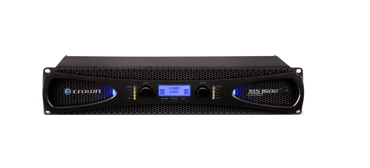 Amplificador de potencia Crown XLS1502 de dos canales