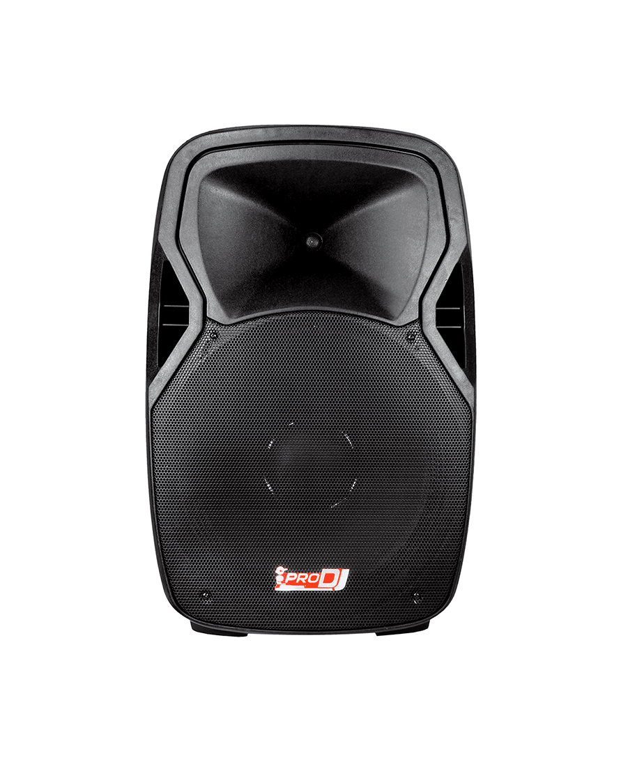 Cabina activa recargable Pro DJ PS15A-MP3-B de 15 pulgadas con Bluetooth