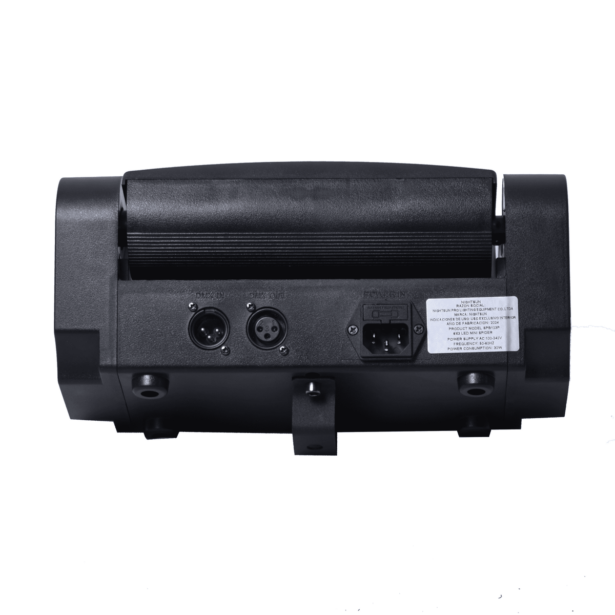 Cabeza móvil wash Nightsun SPB103P con 8 LED RGBW de 3 W