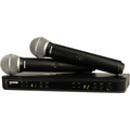Sistema inalámbrico dual Shure BLX288/PG58 con dos micrófonos de mano