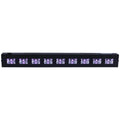 Barra de luz LED ultravioleta Nightsun SPC064P con 9 LEDs UV