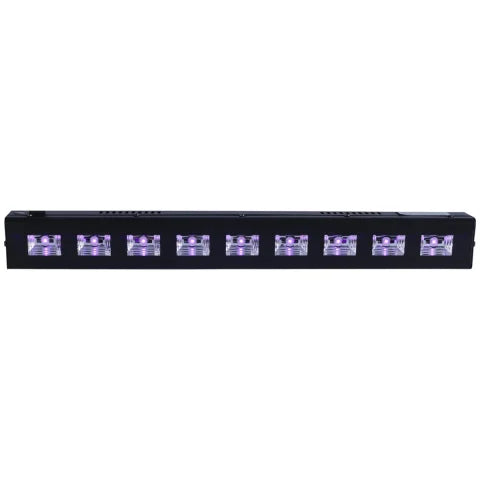 Barra de luz LED ultravioleta Nightsun SPC064P con 9 LEDs UV