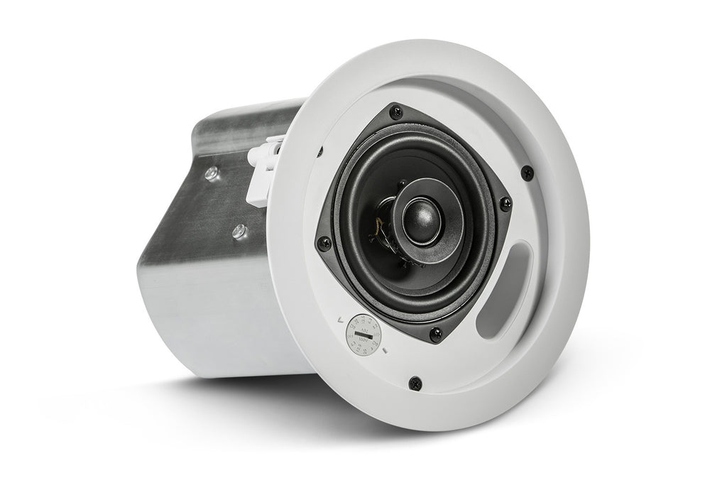 Parlante de techo coaxial JBL Control 14CT de 4 pulgadas blanco