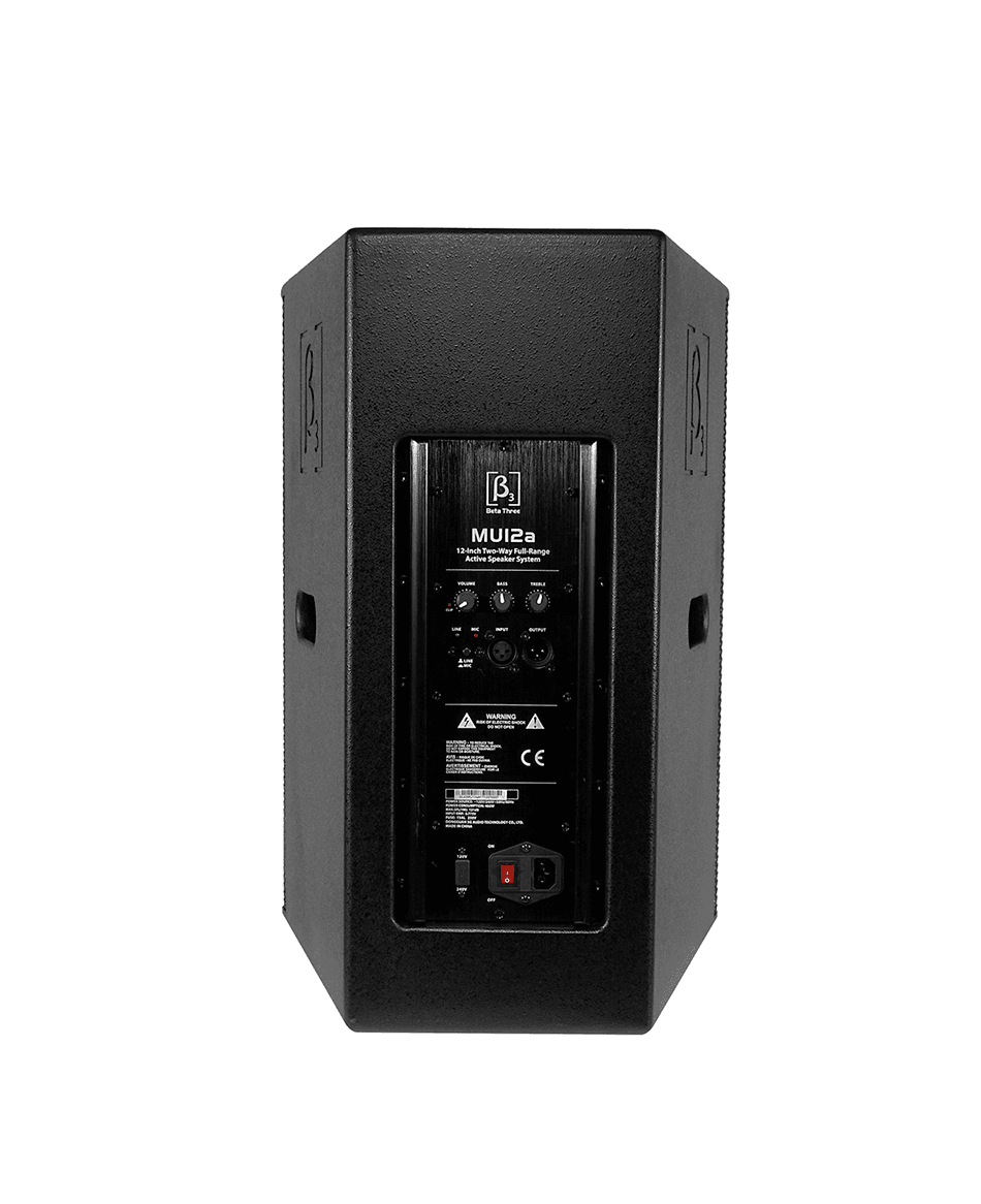 Cabina activa Beta Three MU12A de 12 pulgadas en madera de abedul