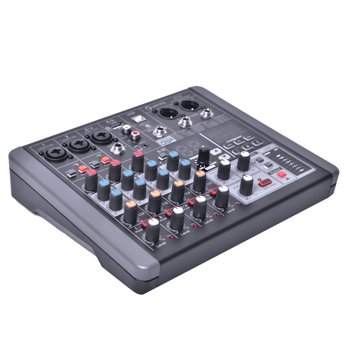 Mezclador pasivo Vento M6X de 6 canales con interfaz USB y efectos