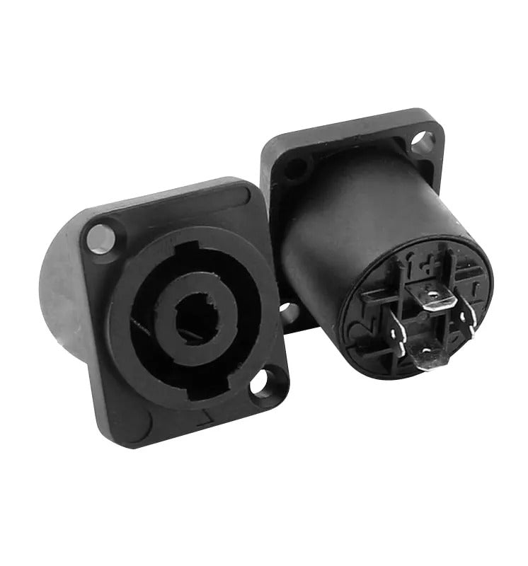 Conector Speakon cuadrado hembra AudioPro SS014 de 4 pines