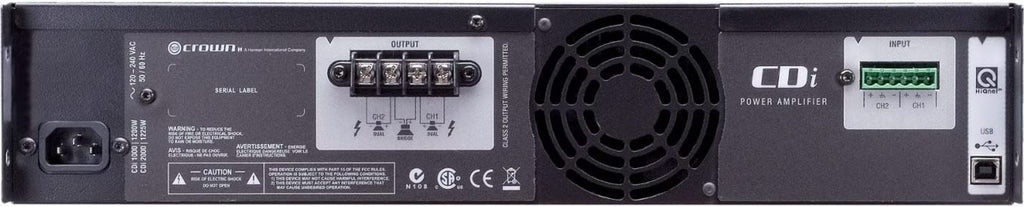 Amplificador de potencia Crown CDi2000 de dos canales