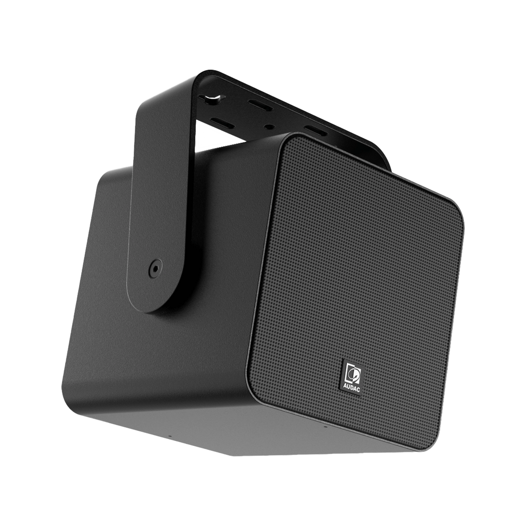 Parlante compacto Audac VIRO5/B negro para exteriores con protección IP55