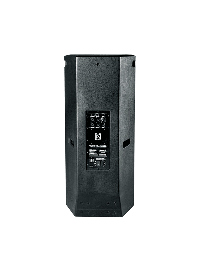 Cabina activa Beta Three TW215A con doble parlante de 15 pulgadas
